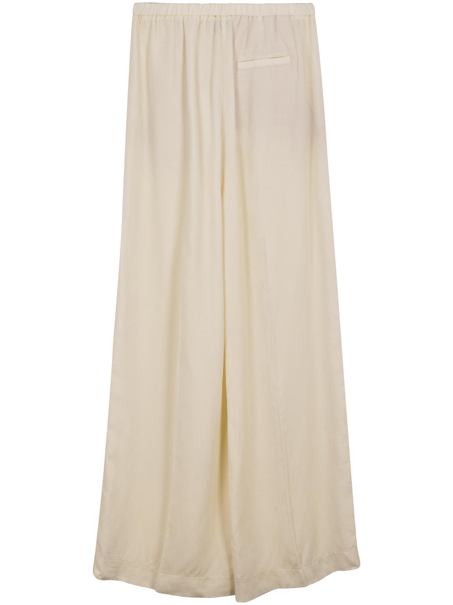 FLUID CHIC VELVET LOW WAIST PANTS 14054 F48A0215 FORTE FORTE 