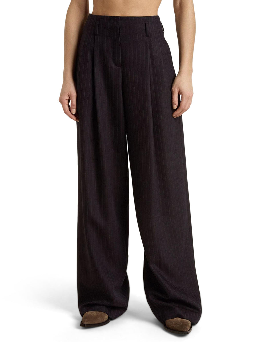 JOURNEY W'S SARTORIAL PLEATED FLAVIA PANT PINSTRIPE VW GWP01203 P00209850629 GOLDEN GOOSE 