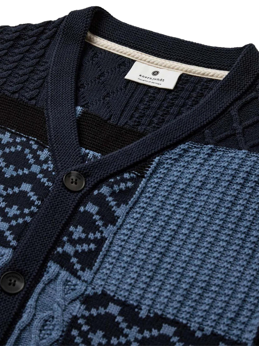 AKSVEND PATCHWORK KNIT 902033 3059 ANERKJENDT 