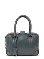 VITA BAG TREATED LEATHER BODY RUTHENIUM METAL DETAILS GWA00470 A00075050943 GOLDEN GOOSE 