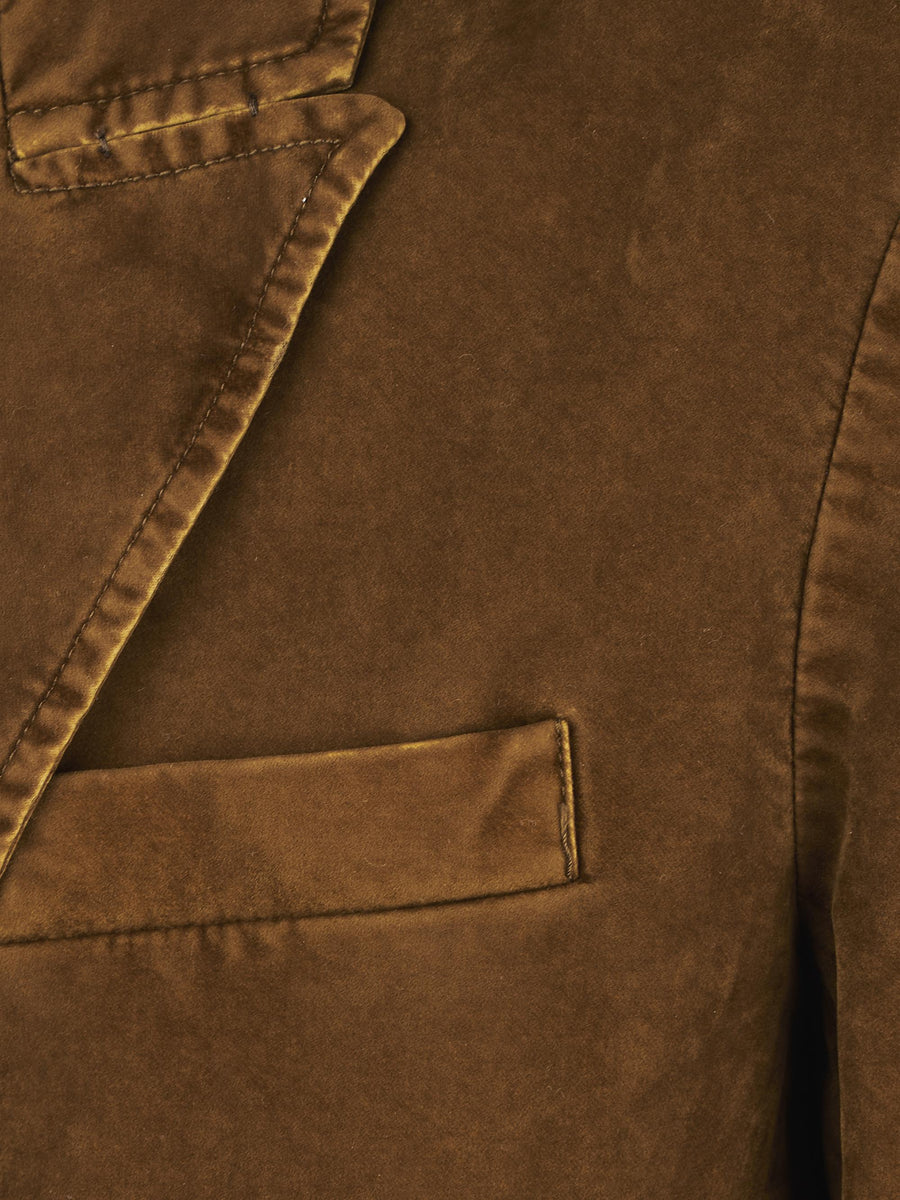 FLOCKED COTTON DOUBLEBREASTED JACKET 14338 F48M6002 FORTE FORTE 