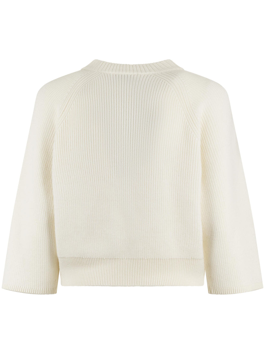 100%MERINOS HALF ENGLISH RIB ROUNDNECK SWEATER 14155 F48A0018 FORTE FORTE 