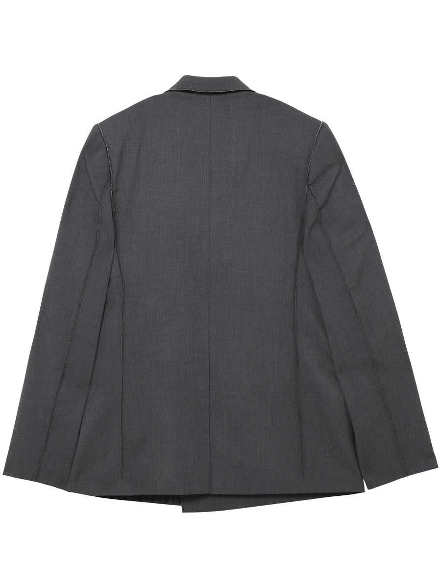 DOUBLE BREASTED JACKET FCCOJK0301 DARK GREY FEDERICO CINA 