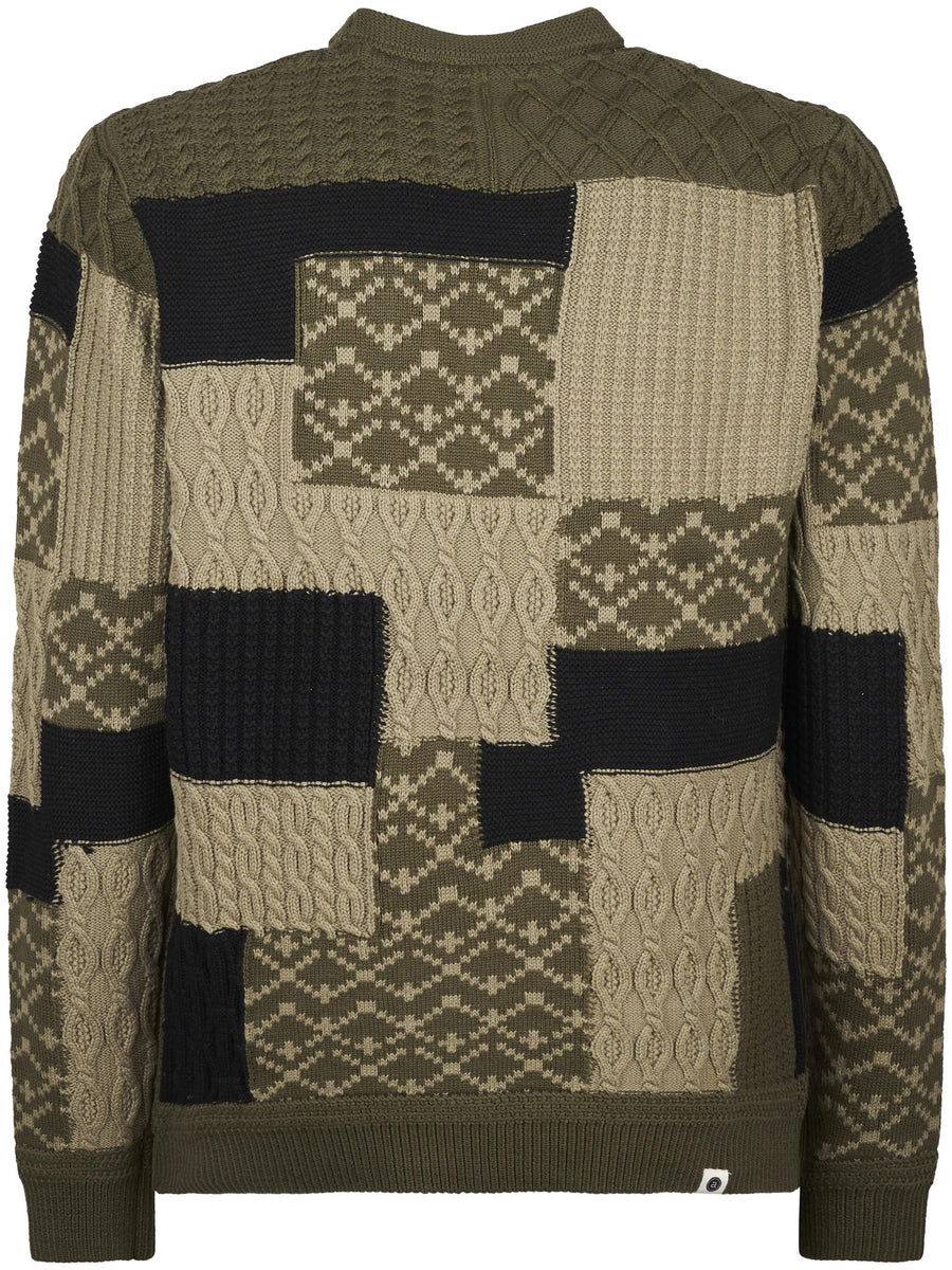 AKSVEND PATCHWORK KNIT 902034 4084 ANERKJENDT 
