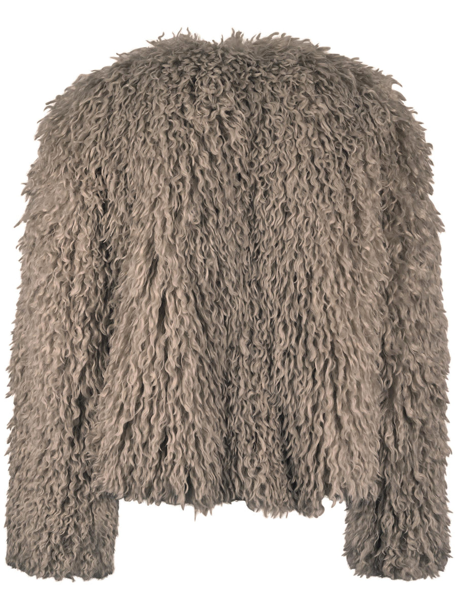GIUBBINO BOMBER IN PELLICCIA PERLA F80010 P107340 TAGLIATORE 