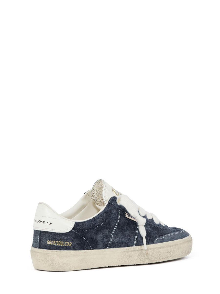 SOUL STAR SUEDE UPPER  LEATHER TONGUE AND  HEEL GMF00464 F00759950857 GOLDEN GOOSE 