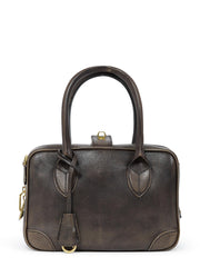 VITA BAG TREATED LEATHER BODY GOLD METAL DETAILS GWA00470 A00075355682 GOLDEN GOOSE 