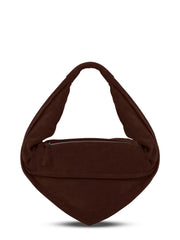 HOBO BAG FCCOTHB0101 SUEDE CHOCOLATE FEDERICO CINA 