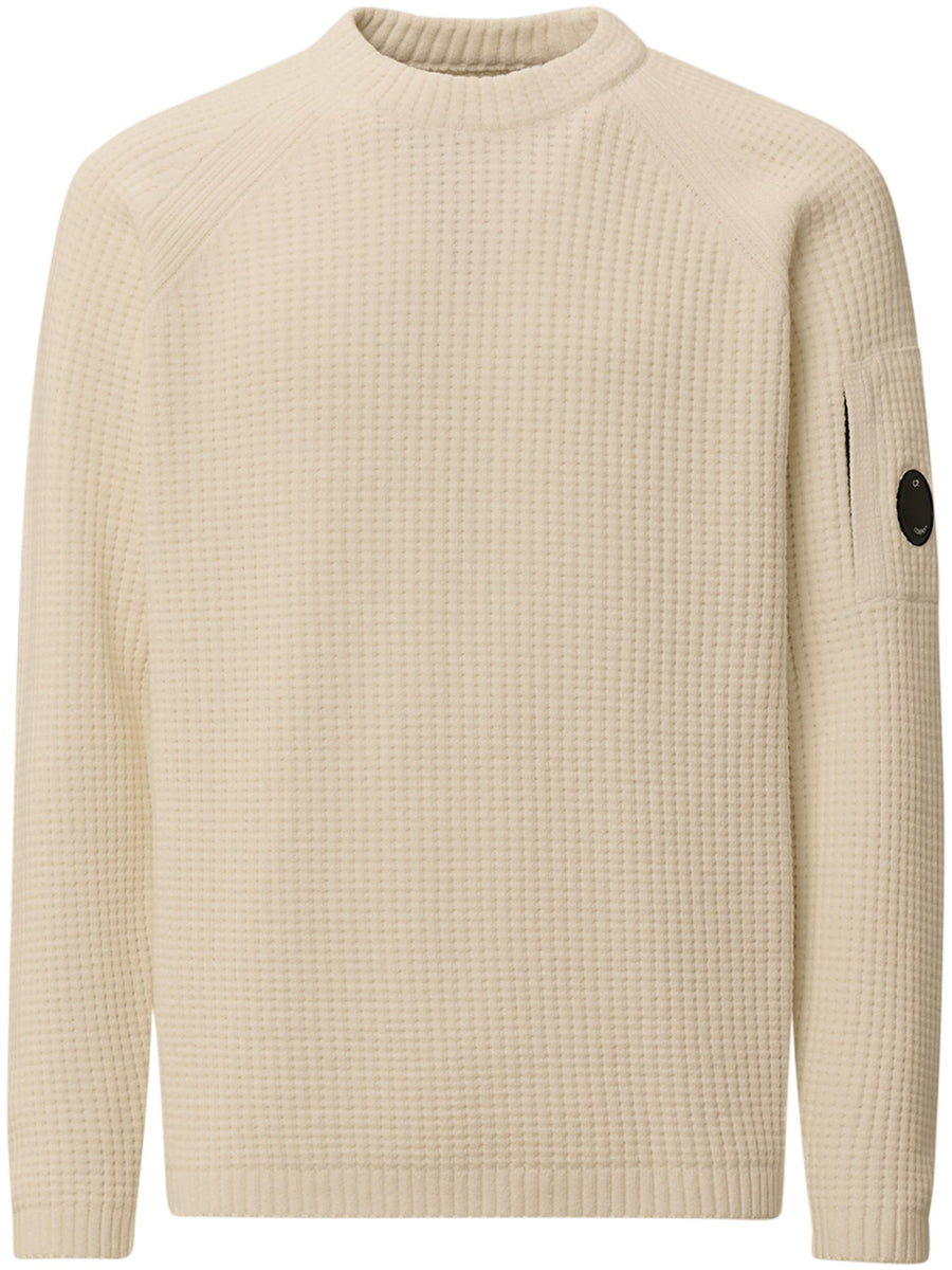 KNITWEAR CREWNECK IN CHENILLE COTTON CMKN023A005558G 103 CP COMPANY 