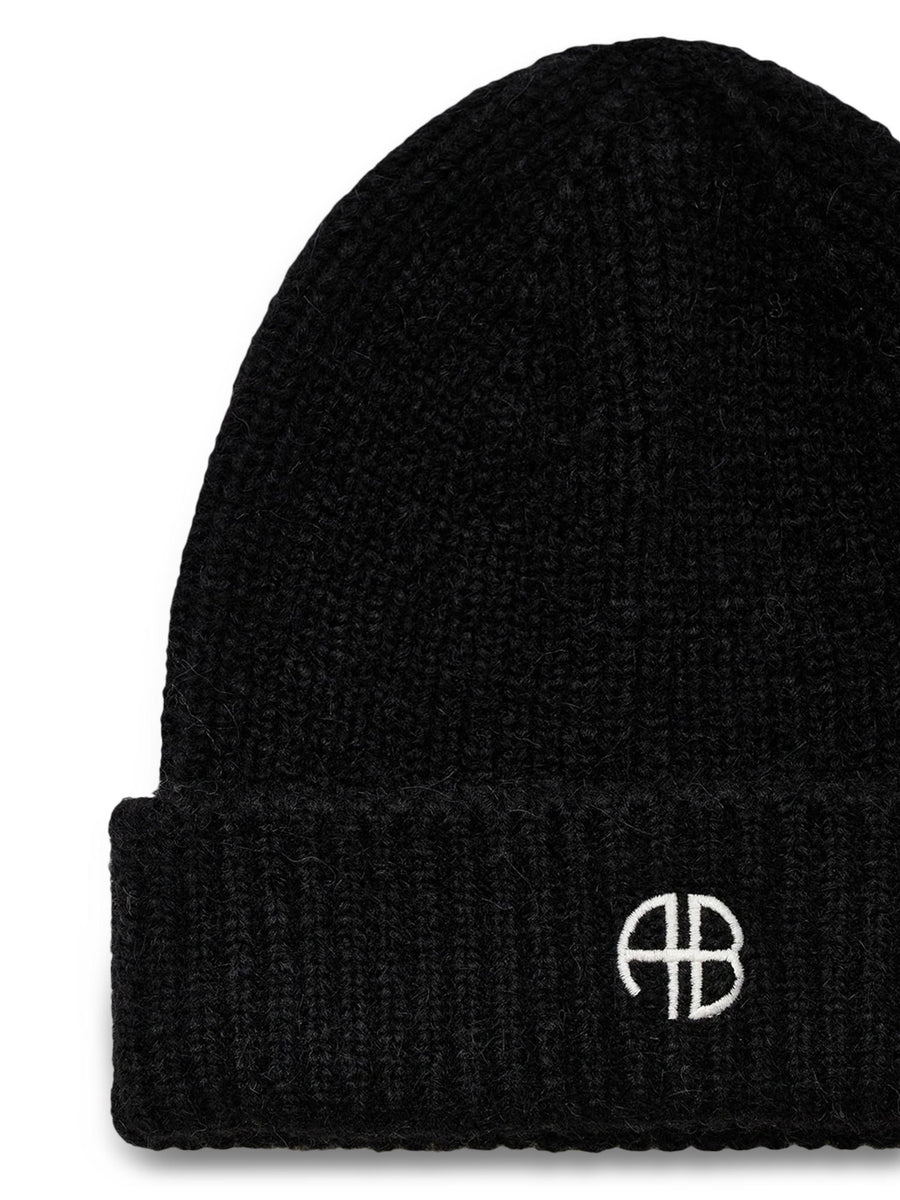 ELIA BEANIE A1210511 BLK1 ANINE BING 