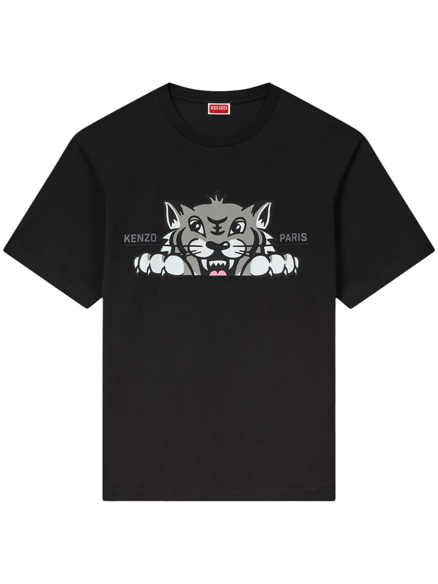 KENZO HAPPY TIGER OVERSIZED TSHIRT FF65TS4514SG 99J KENZO 