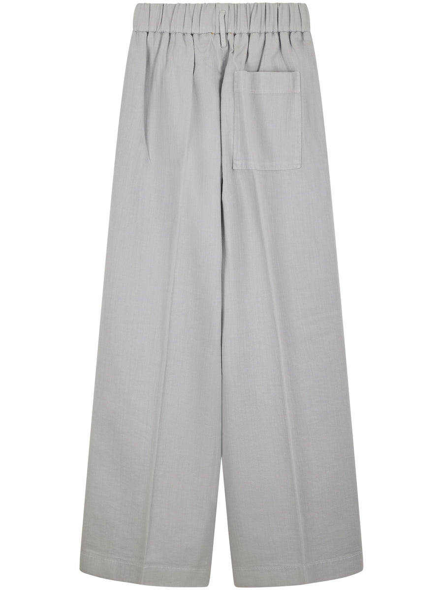 FLUID COTTON BULL REGULAR WAIST PANTS 14037 F48A7047 FORTE FORTE 