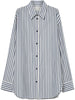 CHIC STRIPED TAFFETAS MASCULINE SHIRT 14399BIS F48M5013 FORTE FORTE 