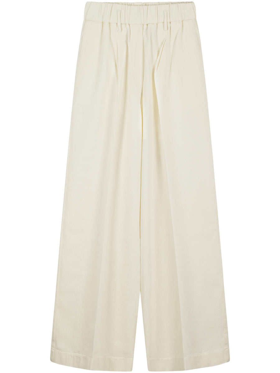 FLUID COTTON BULL REGULAR WAIST PANTS 14037 F48A0219 FORTE FORTE 