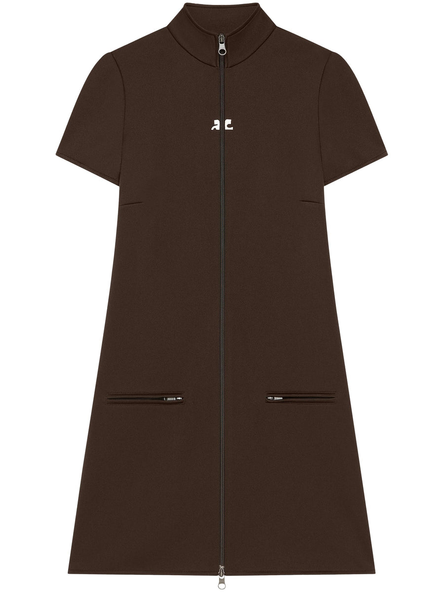 INTERLOCK TRACKSUIT MINI DRESS 325JR0686JS0250 1983 COURREGES 
