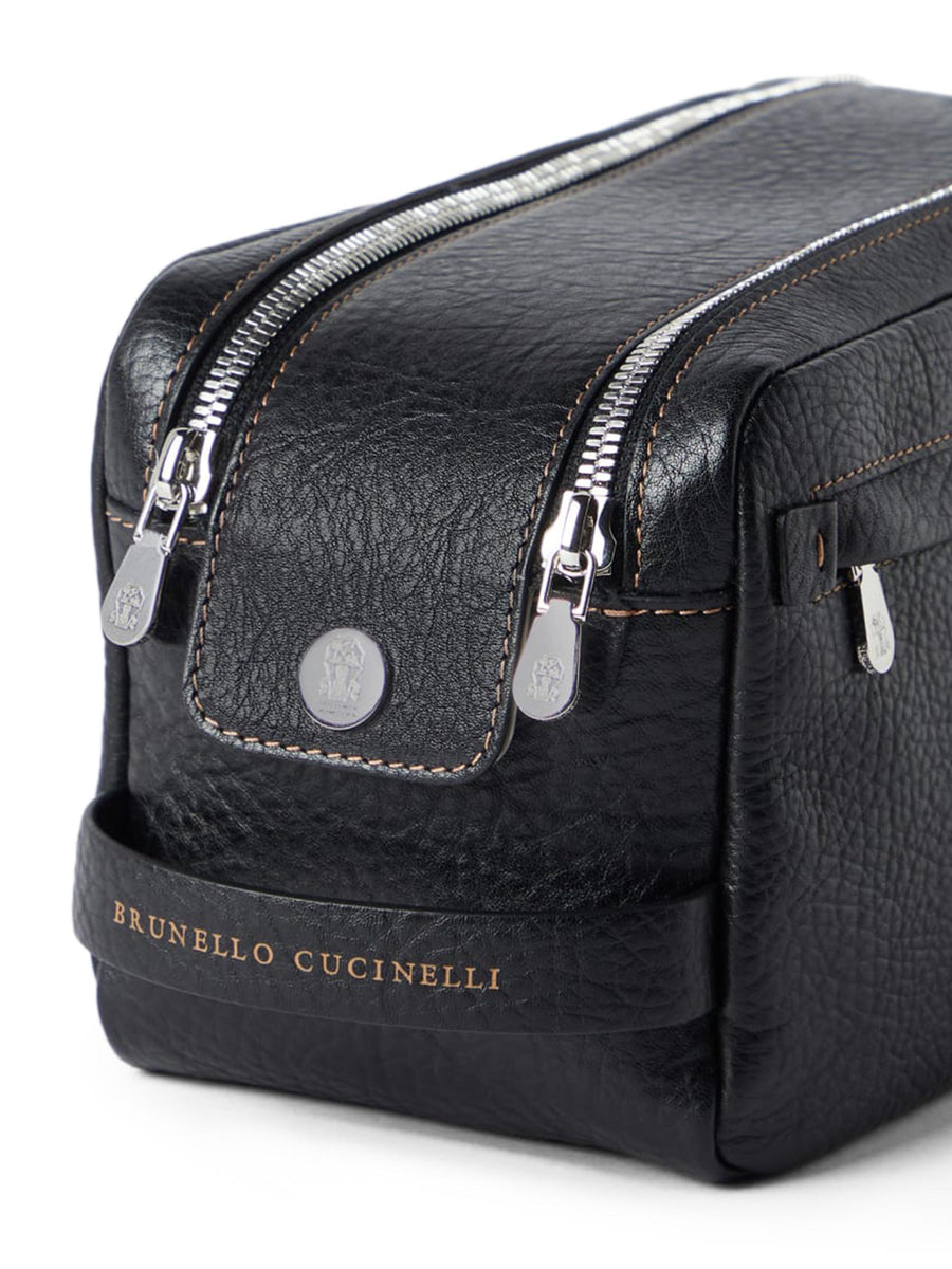LEATHER	BEAUTY	CASE MWZIBU334 C101 BRUNELLO CUCINELLI 