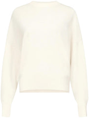ANAA LDS ROUND NECK SWEATER ANAA LDS IVORY LOULOU STUDIO 