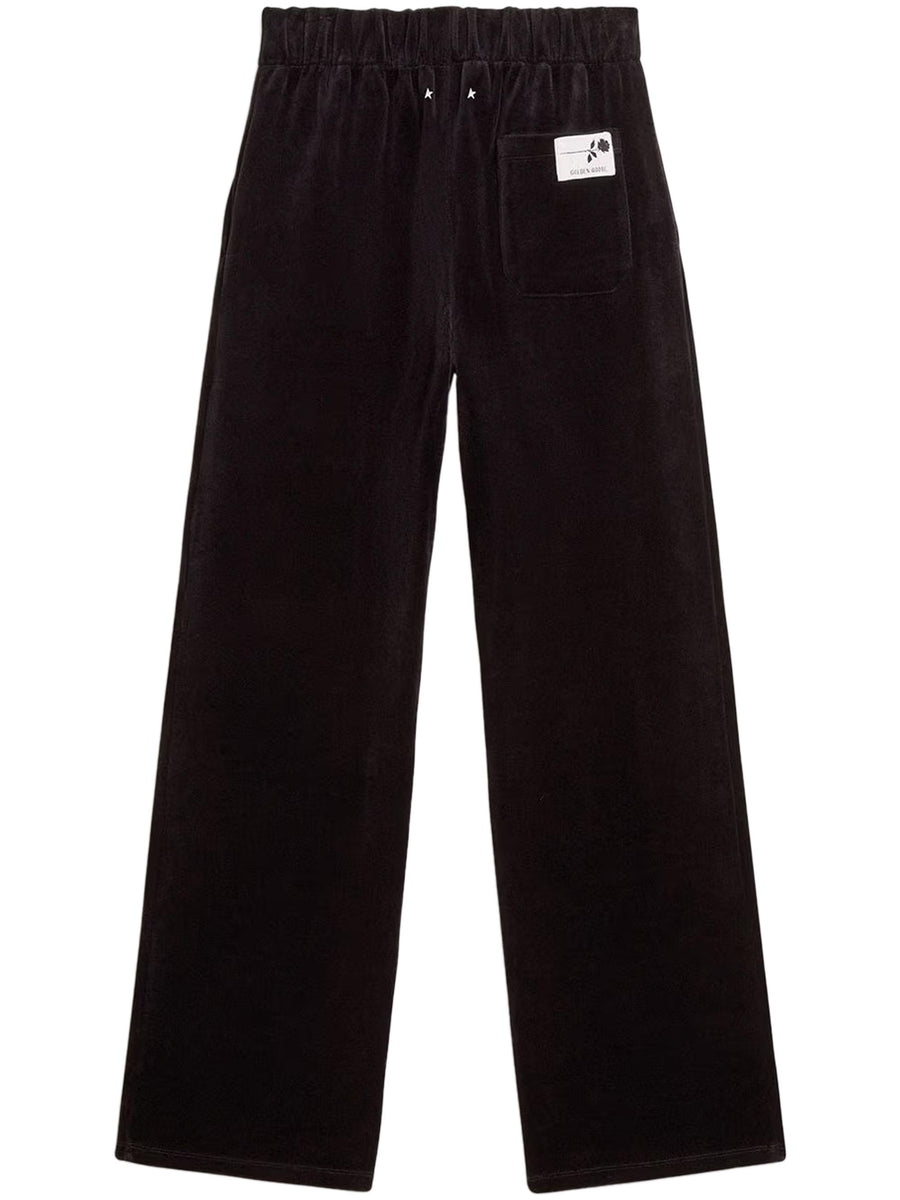 W'S JOGGING WIDE LEG FRENCH POCKETS DOUBLE CHENILLE JERSEY  WITH LABEL GWP02326 P00212990100 GOLDEN GOOSE 