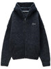 OVERSIZED ZIP UP HOODIE WITH AW EMBROIDERY UKC4253059 004 ALEXANDER WANG 