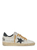 BALLSTAR SUEDE UPPER TOE TONGUE AND SPUR LEATHER STAR AND HEEL GMF00117 F00757860336 GOLDEN GOOSE 
