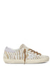 SUPERSTAR ZEBRA HORSI UPPER SUEDE TOE AND HEEL LAMINATED STAR GWF00101 F00750782997 GOLDEN GOOSE 