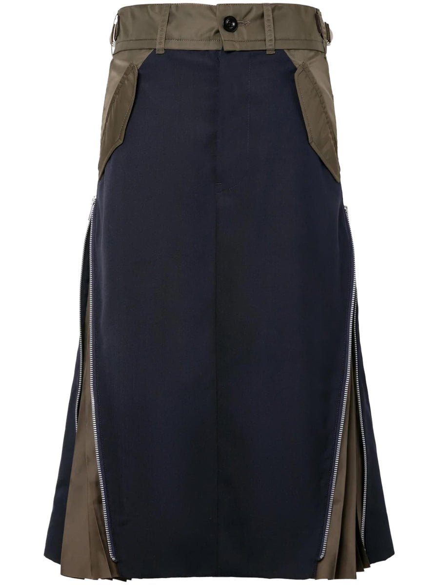 SUITING MIX SKIRT 2507949 233 SACAI 