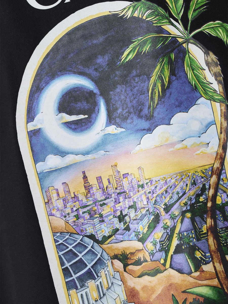 LA Night Printed T-Shirt MS25-JTS-001-11  CASABLANCA 