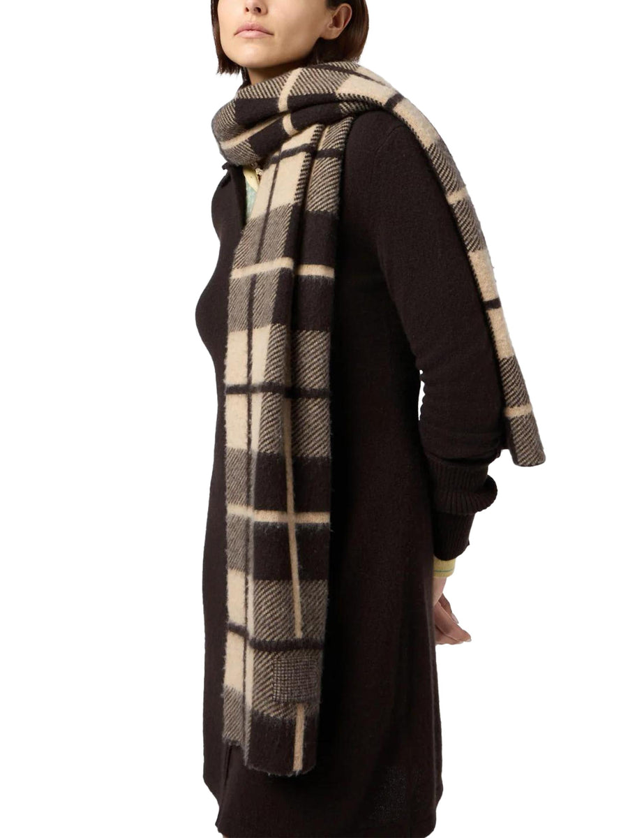 THE PLAID BIG SCARF A25319AL BRCDUN GUEST IN RESIDENCE 