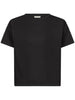 BASILUZZO LDS T-SHIRT BASILUZZO LDS BLACK LOULOU STUDIO 