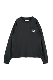CARHARTT WIP COTTON JERSEY L/S T-SHIRT 2500994S 001 SACAI X CARHARTT WIP 