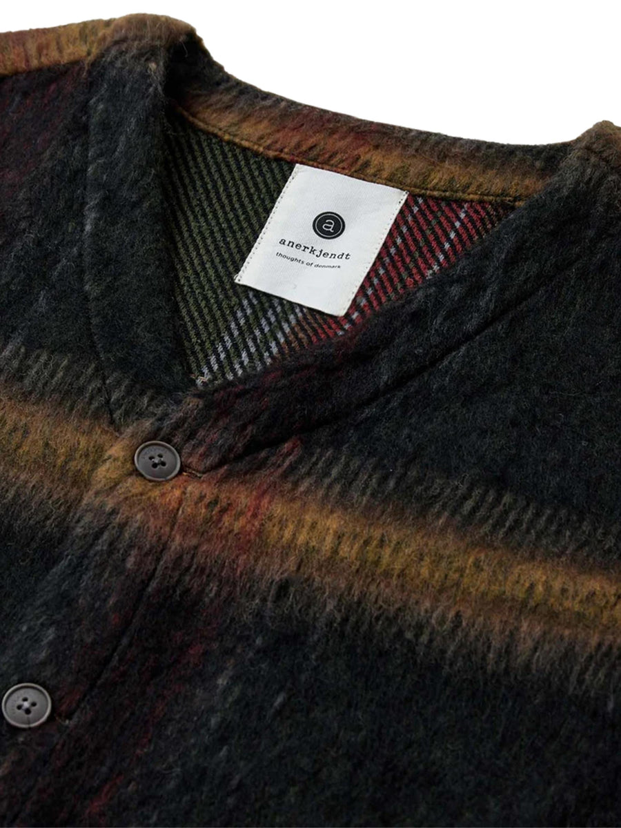 AKDAN HEAVY TWILL CHECK OVERSHIRT 902083 4084 ANERKJENDT 