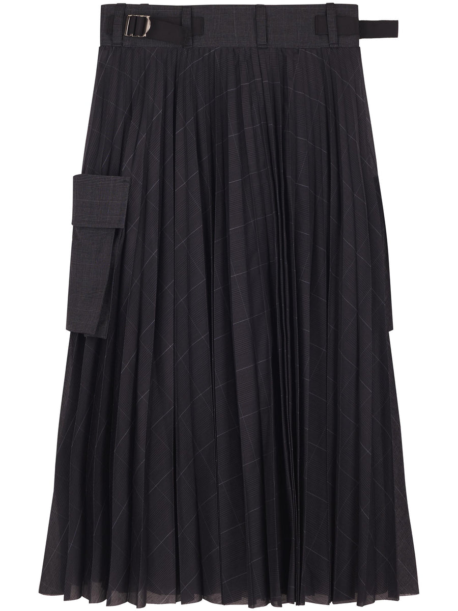 GLEN CHECK SKIRT 2508038 301 SACAI 