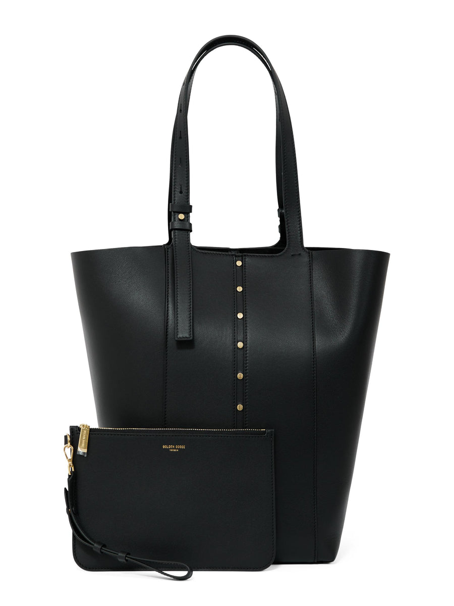 SHOPPING 24.7 N/S SMOOTH CALFSKIN LEATHER BODY GWA00632 A00065190100 GOLDEN GOOSE 