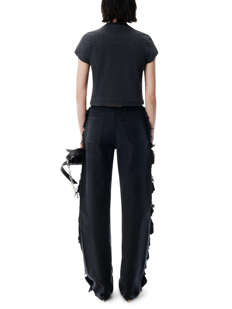 SHRUNKEN T-SHIRT W GRAPHIC 1CC4251155 011 ALEXANDER WANG 