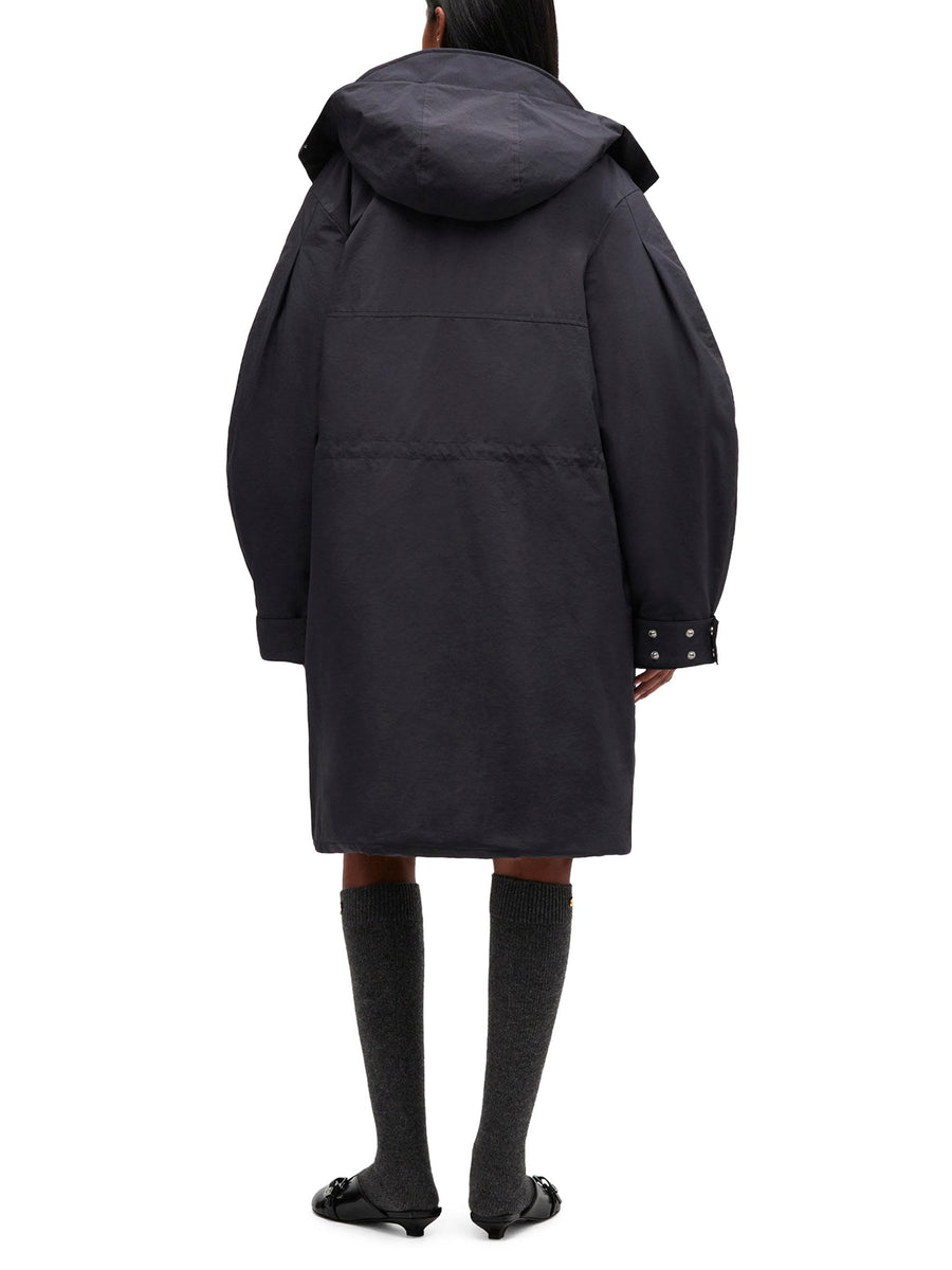 Ripstop Tri-Layer Parka Coat W1012 252 GANNI 