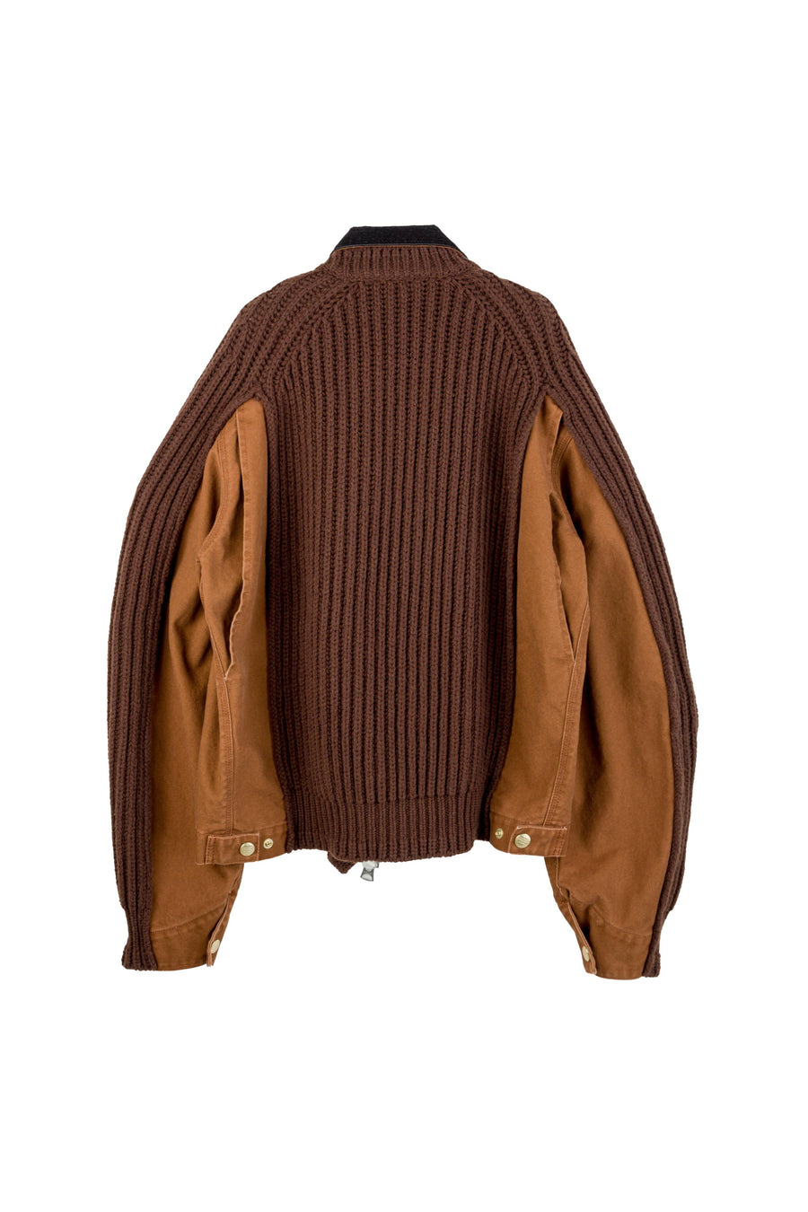 CARHARTT WIP WASHED DUCK WOOL KNIT BLOUSON 2503860M 642 SACAI X CARHARTT WIP 