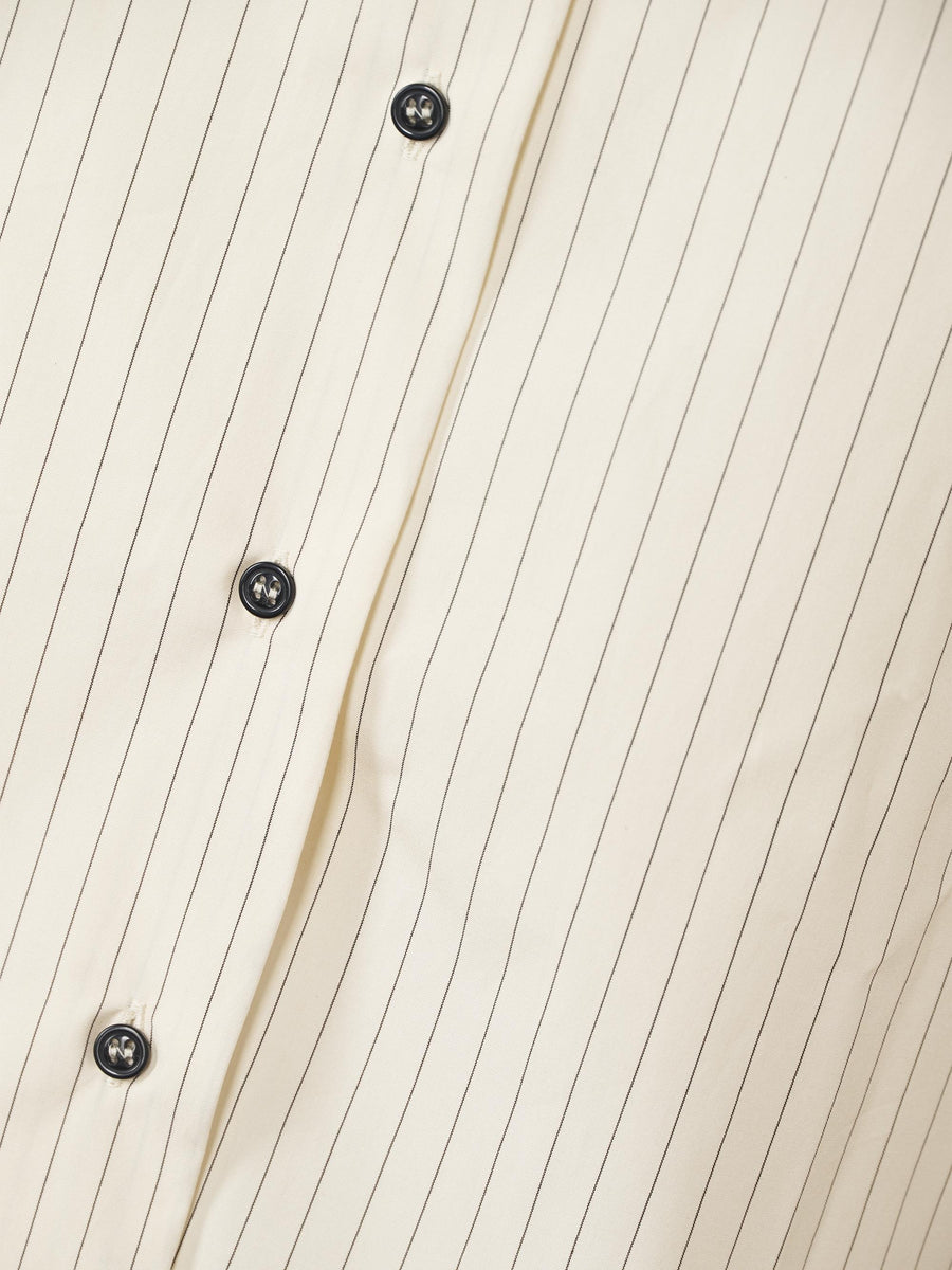  ALIM STRIPES IVORY BLACK STRIPES LOULOU STUDIO 