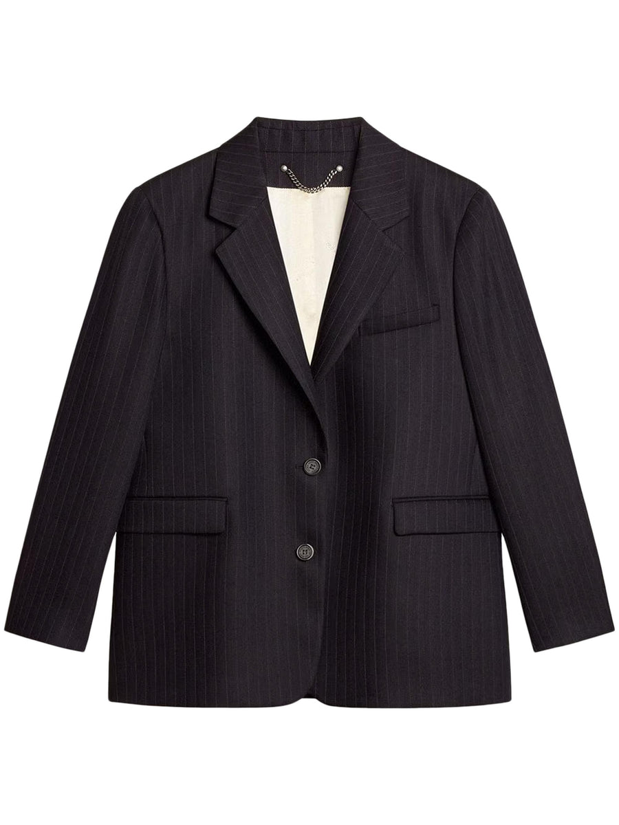 JOURNEY W'S SB OVER JACKET PINSTRIPE VW GWP02461 P00209850629 GOLDEN GOOSE 