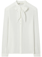 Georgette Bow Blouse 176348 025 TORY BURCH 