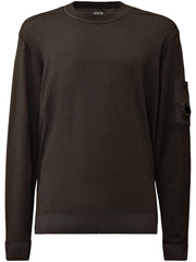 KNITWEAR CREWNECK IN FAST DYED MERINOS CMKN024A003247F 978 CP COMPANY 