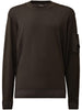 KNITWEAR CREWNECK IN FAST DYED MERINOS CMKN024A003247F 978 CP COMPANY 