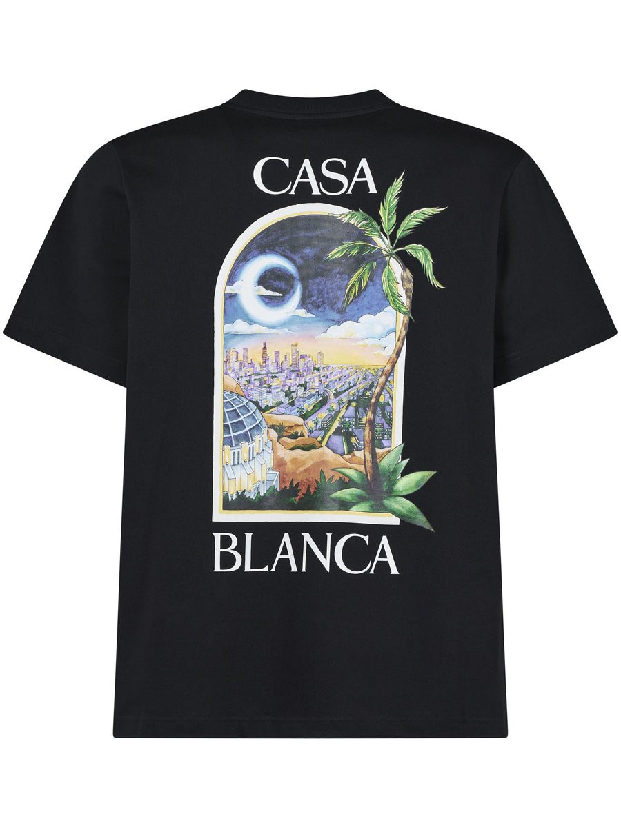 LA Night Printed T-Shirt MS25-JTS-001-11  CASABLANCA 