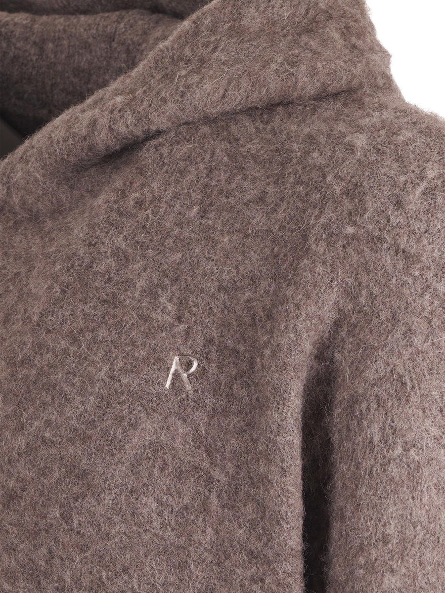 TEXTURED BORG HOODIE MLM100154 17 REPRESENT 