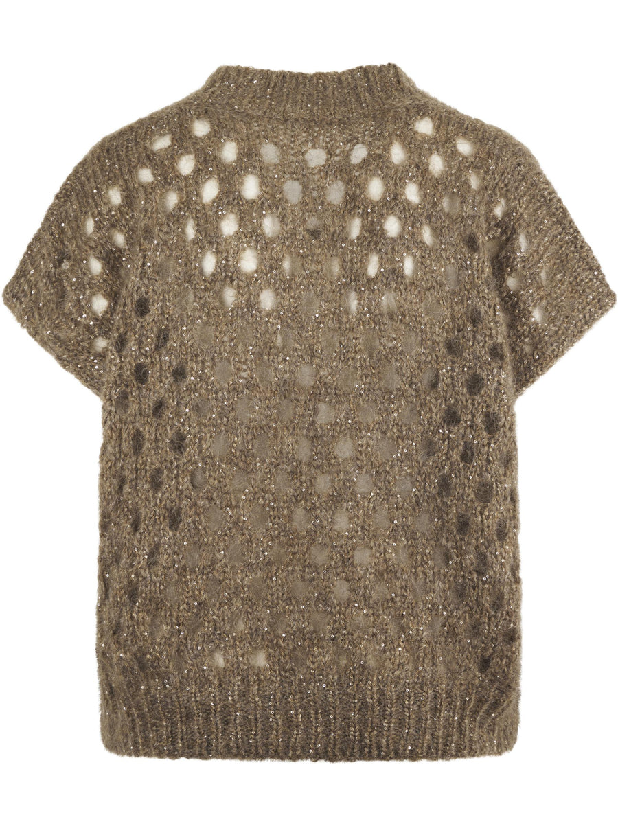 KNITTED	VEST MNA326502 COQ76 BRUNELLO CUCINELLI 