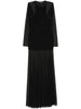 SHEER LAYERED DRESS FCW25DR0701 BLACK FEDERICO CINA 