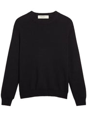 GOLDEN M'S REGULAR KNIT CREW NECK COTTON WITH LOGO GMP00841 P00066250486 GOLDEN GOOSE 