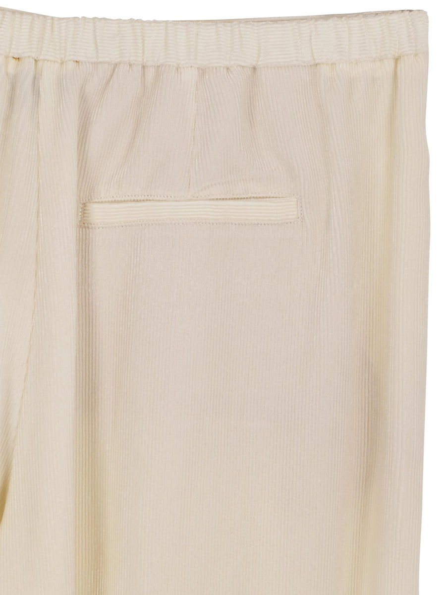 FLUID CHIC VELVET LOW WAIST PANTS 14054 F48A0215 FORTE FORTE 