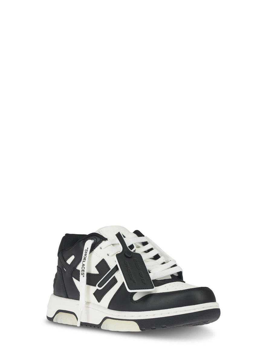 OUT OF OFFICE CALF LEATHER WHITE BLACK OMIA189C99LEA0070110  OFF-WHITE 