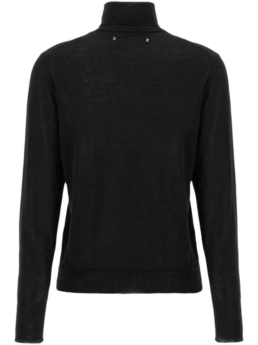 GOLDEN W'S REGULAR KNIT TURTLE NECK LIGHT WOOL MERINO GWP00953 P00066590100 GOLDEN GOOSE 
