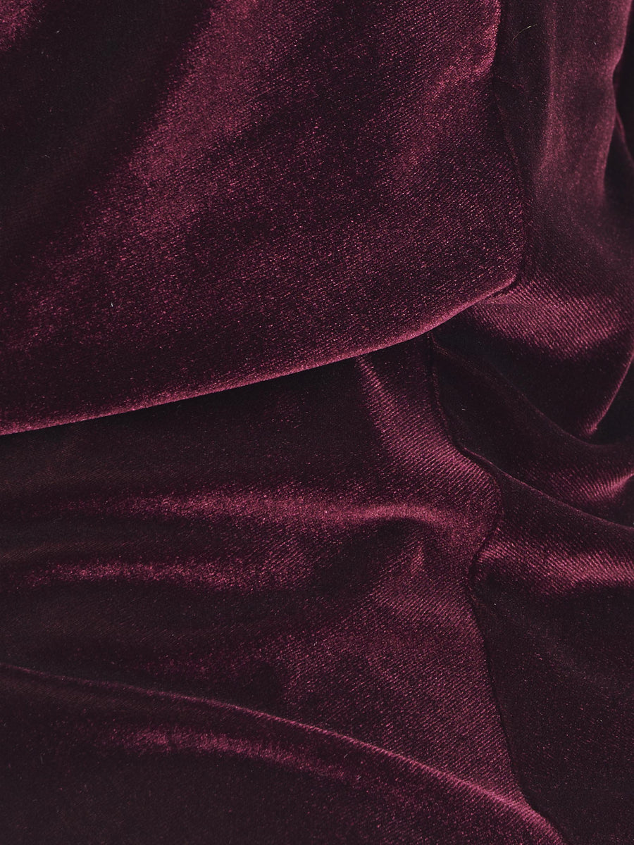 STRETCH VELVET TURTLENECK T-SHIRT 14397 F48M2502 FORTE FORTE 